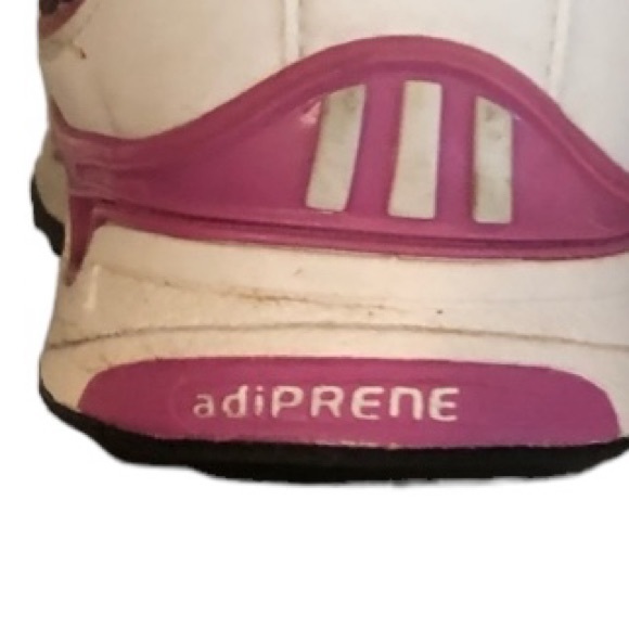 ADIDAS size 9.5 Climate Control  sneakers white & pink with cool cut on heel - Picture 14 of 14